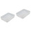 2 Sets Stainless Steel Bakeware Pp Brownie Dish 5