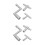6Pcs Drum Tuning Keys Stainless Steel Drum Adjustment Tools Silver 5
