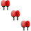 3 Sets Child Bamboo Short Handle Grip 8