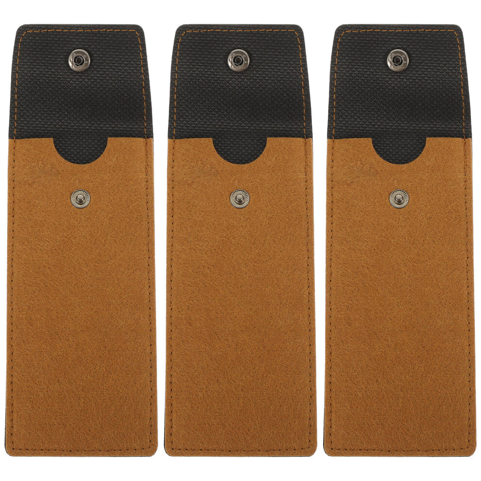Happyyami 9Pcs Eyeglasses Case Chocolate Color For Sunglasses Storage