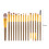 30Pcs Powder and Blush Brush Set Light Brown Bamboo Handle for Makeup 3