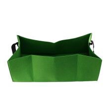 3Pcs Thickening Green Felt Planting Bag for Gardening Portable Use