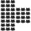 72 Pcs Speaker Angle Round Iron Sheet Horn 6