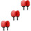 3 Sets Child Bamboo Short Handle Grip 5
