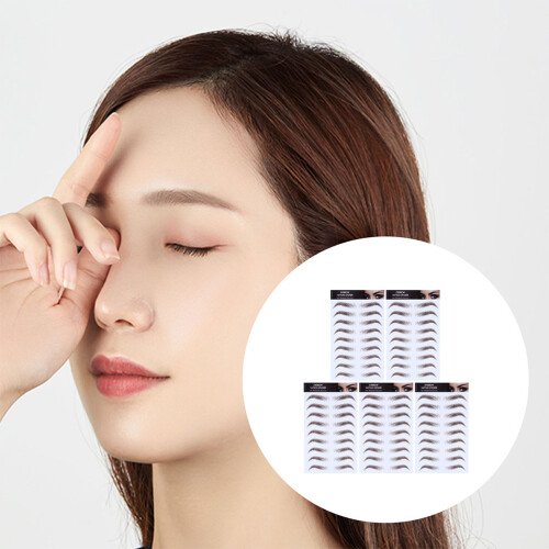 5Pcs 6D Bionic Eyebrow Transfer Makeup Stickers 2