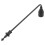 2Pcs Black Metal Wick Extinguisher Tool with Long Handle for Home Use 1