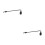 2Pcs Black Metal Wick Extinguisher Tool with Long Handle for Home Use 8