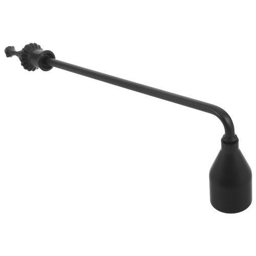 2Pcs Black Metal Wick Extinguisher Tool with Long Handle for Home Use 1