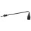 2Pcs Black Metal Wick Extinguisher Tool with Long Handle for Home Use 3