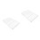 2Pcs Multi-Purpose Silver Baking Cooling Racks for Cooking and Grill 2
