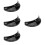 4Pcs Outdoor Black Motorcycle Helmet Visor Replacement with Sun Shade 7