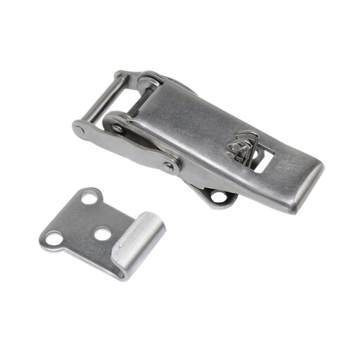2Pcs Silver Metal Box Lock Catch Replacement for Cases and Chests