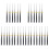 30Pcs Black Graduation Cap Tassels 2023 Charm DIY Durable Polyester 4