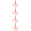 4Pcs Pink Braiding Machine Adapter Smooth Surface Handle for Crafts 8