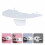 4pcs Projector Bracket No Punching White Pvc Router 7