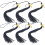 30Pcs Black Graduation Cap Tassels 2023 Charm DIY Durable Polyester 1
