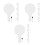 15 Pcs Dry Erase Answer Paddle With Markers Double Sided Mini White Boards 6