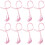 8Pcs Classic Pink Polyester Graduation Cords for Grad Decoration 5