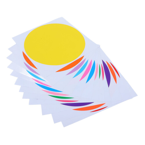 Assorted Color PVC Dry Erase Dots for Writing and Math Practice