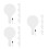 15 Pcs Dry Erase Answer Paddle With Markers Double Sided Mini White Boards 4