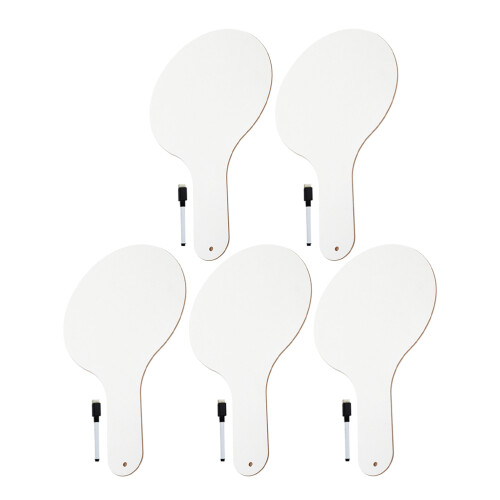 15 Pcs Dry Erase Answer Paddle With Markers Double Sided Mini White Boards 1