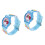 2 Pcs Children'S Watch 3d Rubber Wild Gift 4