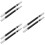 6Pcs Black Edible Cake Marking Pens Dual Tips for Baking Art 8