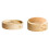 2Pcs Practical Bamboo Steamer Basket Light Brown Kitchen Use 4