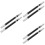 6Pcs Black Edible Cake Marking Pens Dual Tips for Baking Art 7