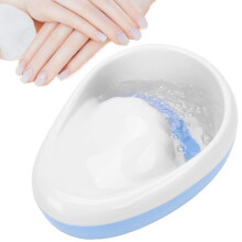 Electric Nail Soaking Bowl with Gentle Bubble Massage, Splashproof Manicure Hand Spa Tool
