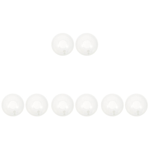 8Pcs Transparent Reusable Silicone Breast Milk Saver Collecting Tools 1