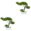 2 Pieces Bonsai Tree Artificial Home Fake Pine Imitation Ornaments 5