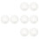 8Pcs Transparent Reusable Silicone Breast Milk Saver Collecting Tools 6