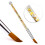 Kolinsky Acrylic Nail Brush Size 12 for Precise Acrylic Application with Durable Glitter Handle 1