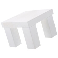2Pcs Mini Wooden Bench For Photography Prop And Decorative Stool