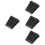 4pcs Ramp Pad Rubber Truck Black 8