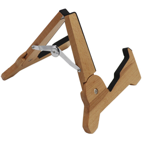 3Pcs Durable Wooden Guitar Rack Foldable Electric and Classical Stand