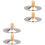 2 Pieces Percussion Cymbal Musical Instruments For Children Hand 5
