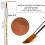 Kolinsky Acrylic Nail Brush Size 12 for Precise Acrylic Application with Durable Glitter Handle 2