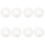 8Pcs Transparent Reusable Silicone Breast Milk Saver Collecting Tools 5