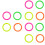 72 Pcs Throwing Rings For Ring Throwing Games Funny Ring Game 6