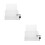 2Pcs Versatile Acrylic Lock Box for Tips Donation Raffle and Voting 10