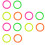72 Pcs Throwing Rings For Ring Throwing Games Funny Ring Game 7