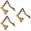 3Pcs Durable Wooden Guitar Rack Foldable Electric and Classical Stand 6