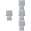 8Pcs Grey Needle Felting Tools Cushions Felt Bases for Creative Crafts 8