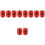 10 Rolls Self-Adhesive Sports Target Spot Labels Practical Stickers 6