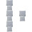 8Pcs Grey Needle Felting Tools Cushions Felt Bases for Creative Crafts 9