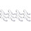 12 Pcs Curved Handle Spoons And Fork Set Stainless Steel 6