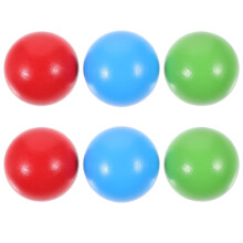 12Pcs Sturdy Wood Bocce Balls Portable Kids Recreational Set