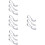 12 Pcs Curved Handle Spoons And Fork Set Stainless Steel 9